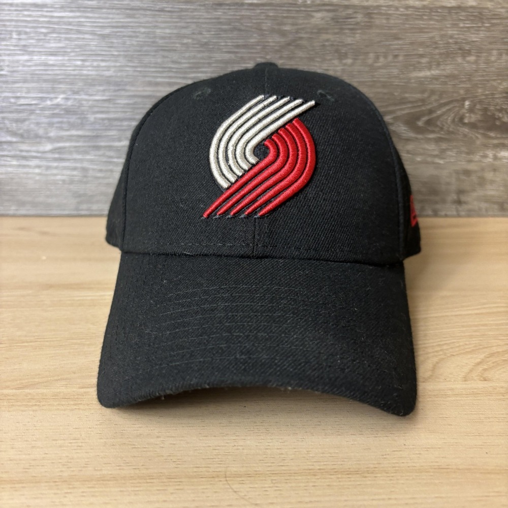 Portland Trail Blazers Hat Cap Strap Back Mens Black NBA Basketball New Era